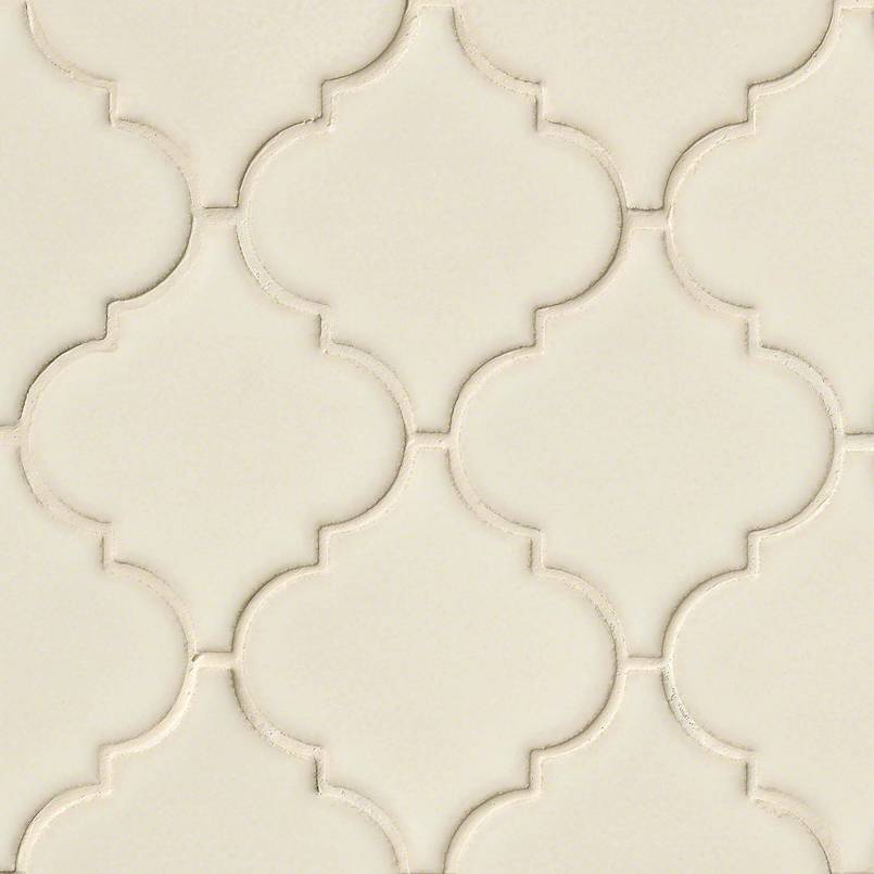 Antique White Arabesque Tile®