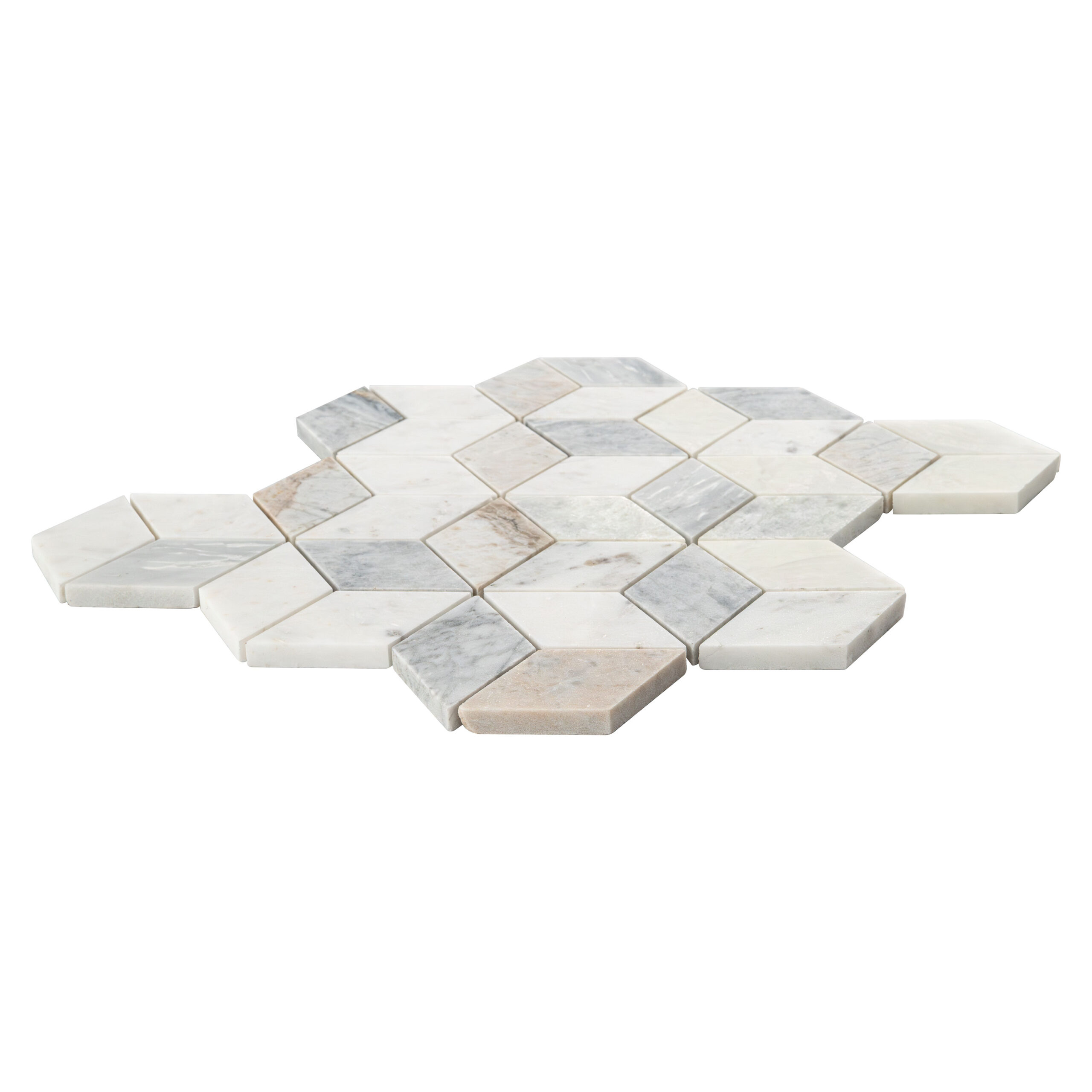 Arabescato Venato Cube Marble Tile - Image 3