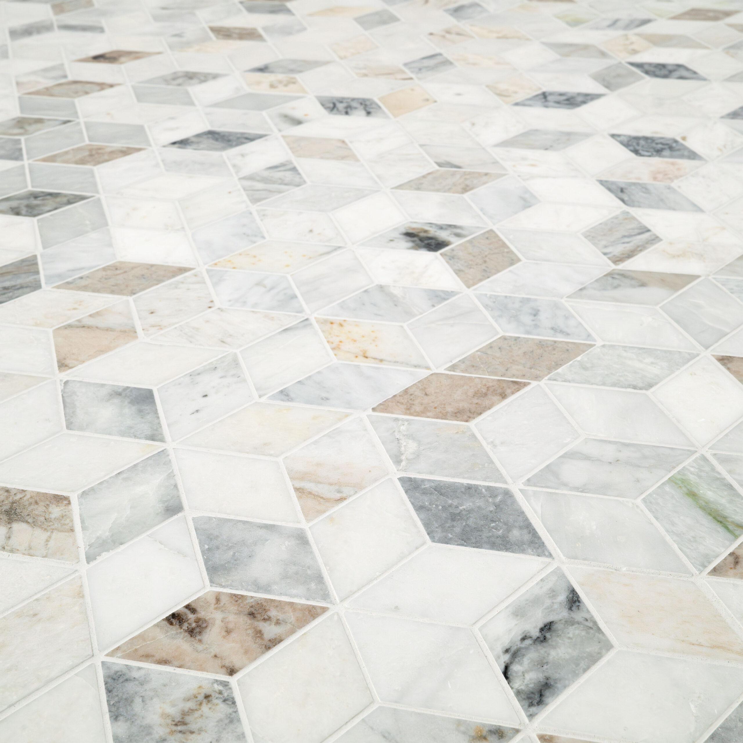 Arabescato Venato Cube Marble Tile - Image 2