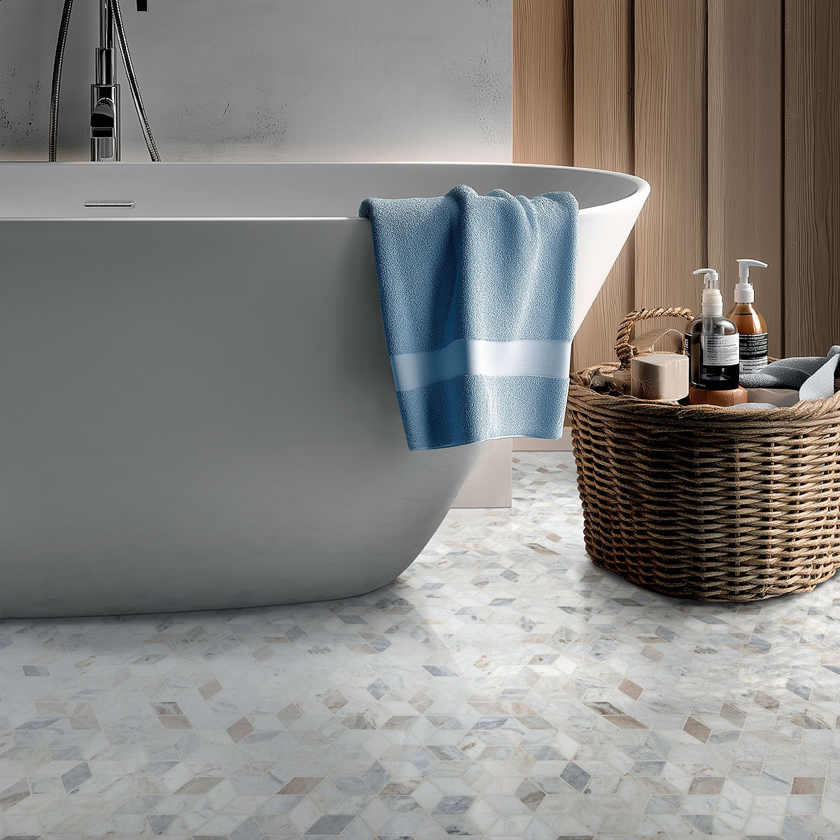 Arabescato Venato Cube Marble Tile - Image 6