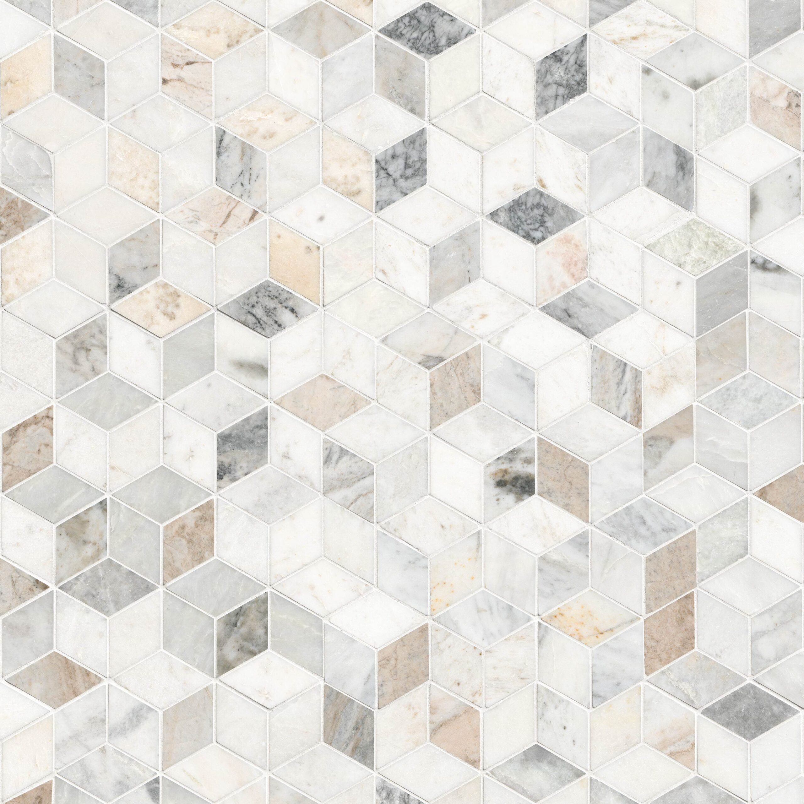 Arabescato Venato Cube Marble Tile - Image 4