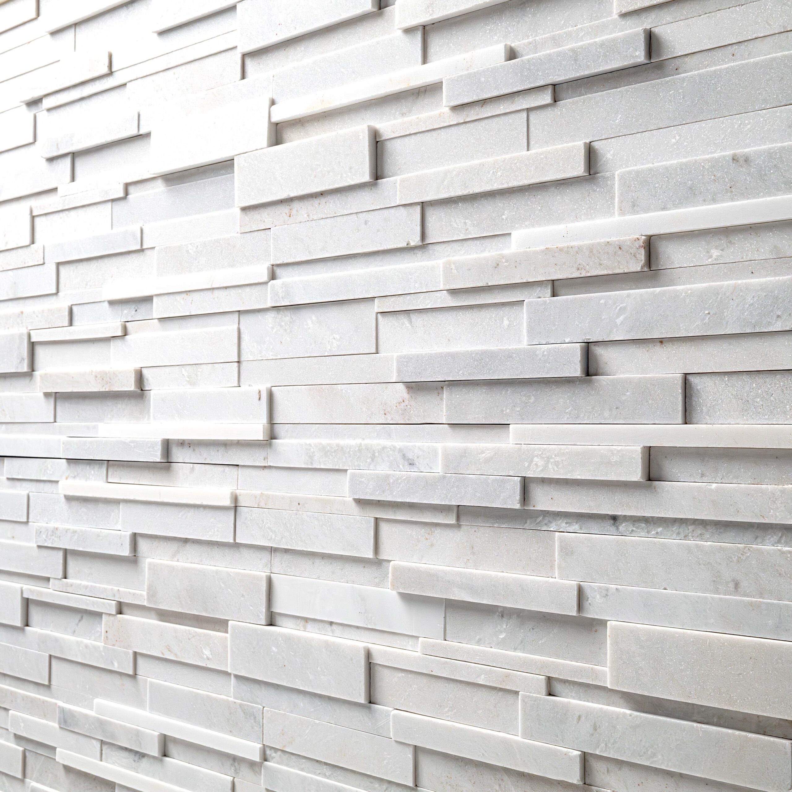 Arctic White 3d Stacked Stone - Image 2