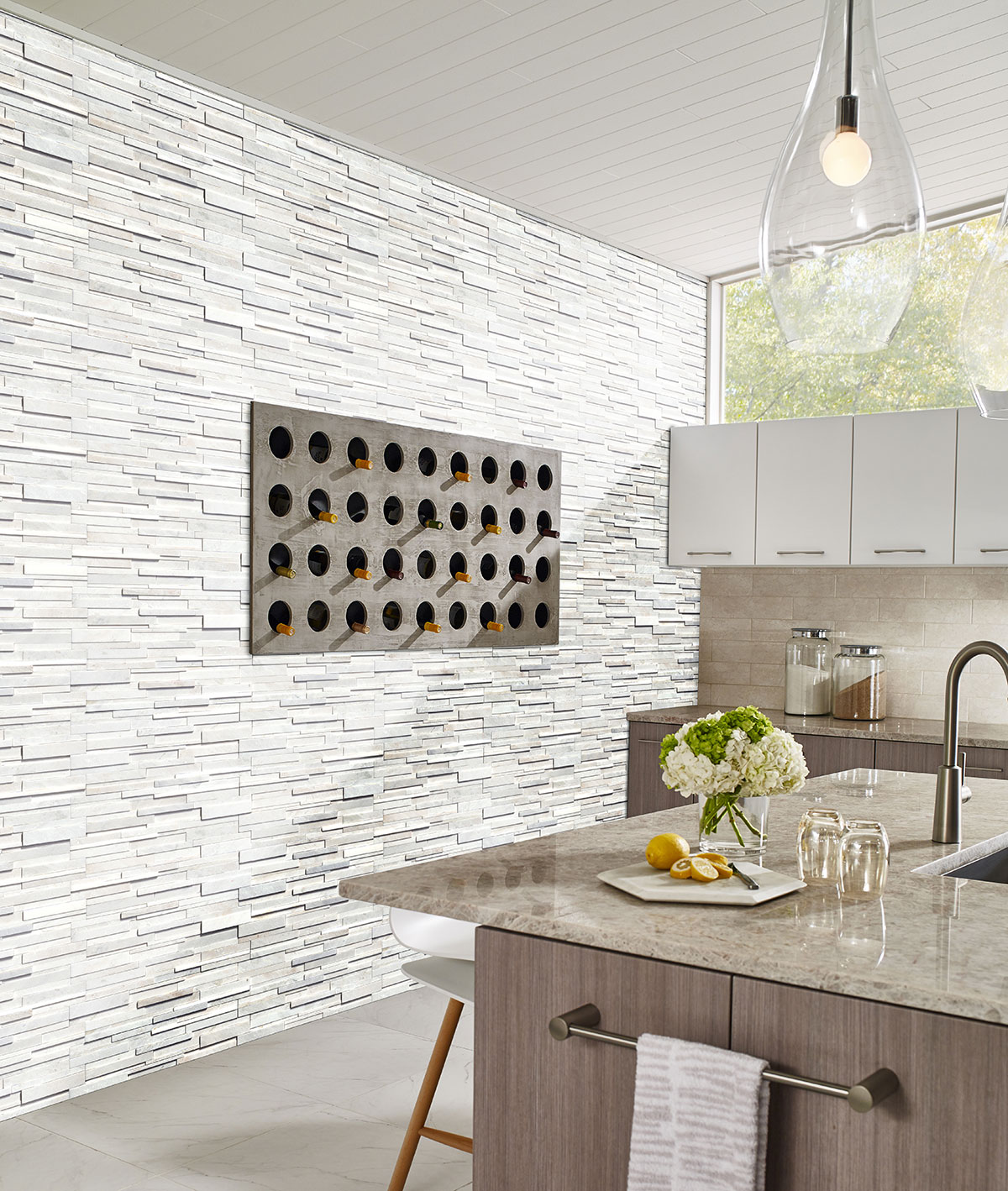 Arctic White 3d Stacked Stone - Image 8