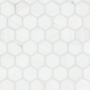 Bianco Dolomite 2” Hexagon Mosaic Tile