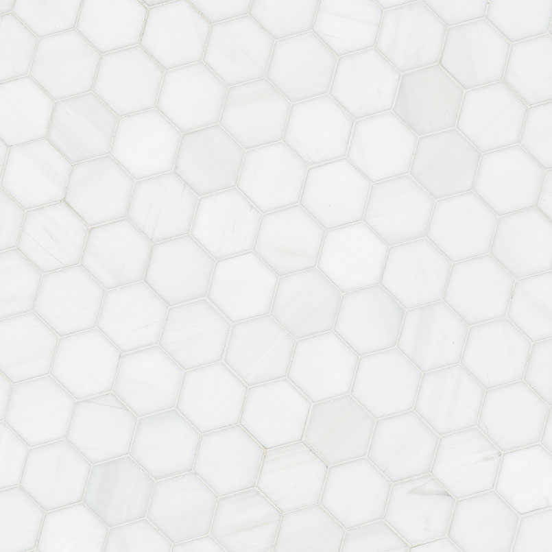 Bianco Dolomite 2” Hexagon Mosaic Tile - Image 4