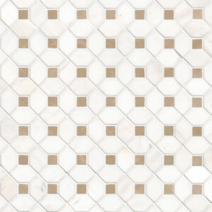 Bianco Dolomite Crema Dotty Pattern