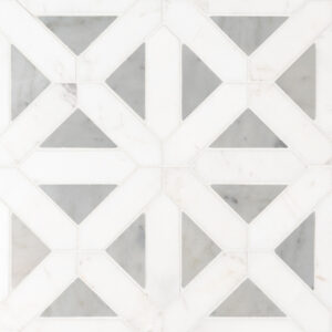 Bianco Dolomite Geometrica Tile