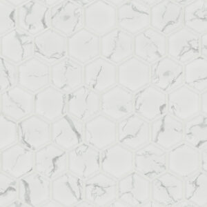 Carrara Matte 2" Hexagon Tile