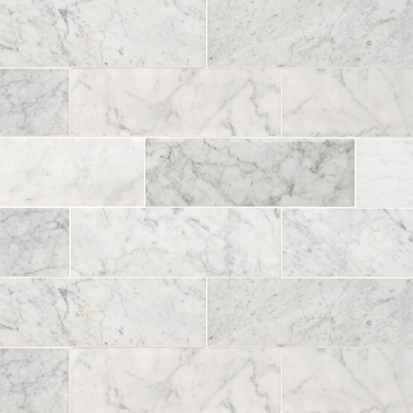 Carrara White Marble Tile 4x12 - Image 2