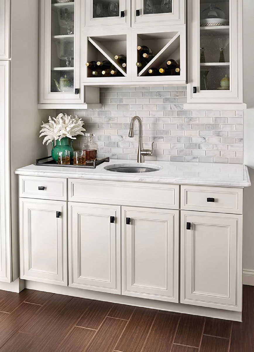 Greecian White Beveled Subway Tile 2x4 - Image 4