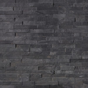 Premium Black Stacked Stone