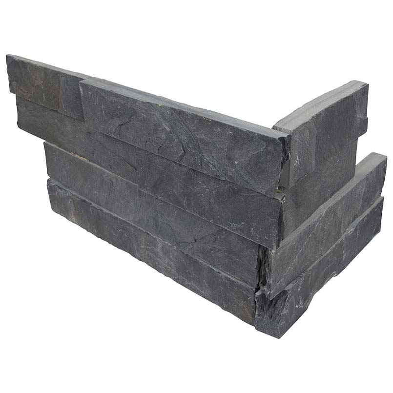 Premium Black Stacked Stone - Image 2