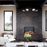 Premium Black Stacked Stone - Image 4