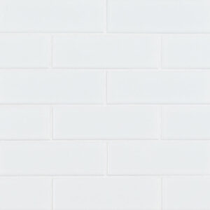 Retro Brick Bianco White Tile
