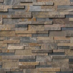 Rustic Gold Stacked Stone