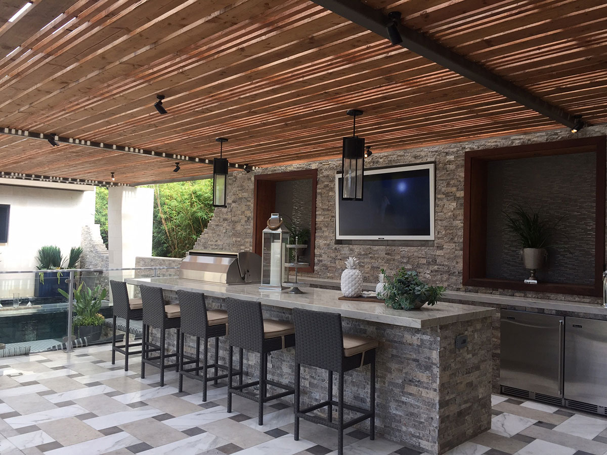Silver Travertine Stacked Stone - Image 16