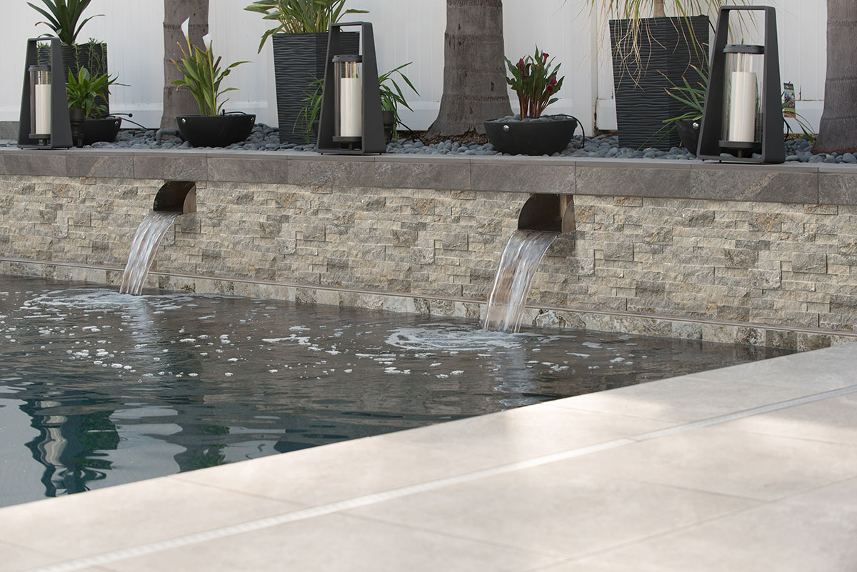 Silver Travertine Stacked Stone - Image 9