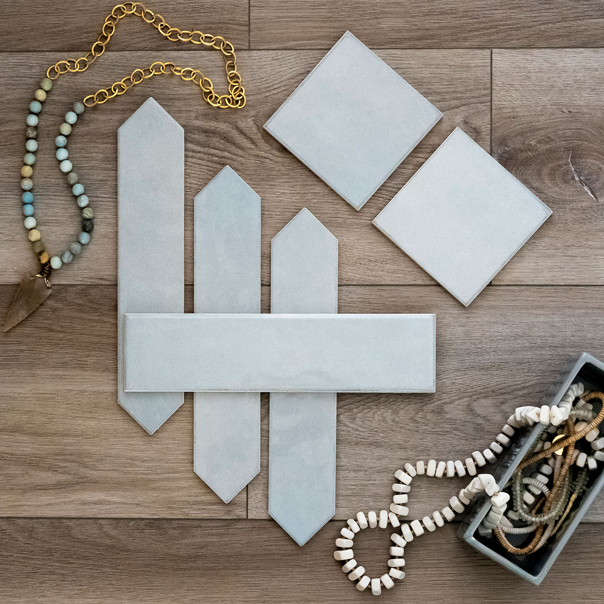 Renzo Sky Ceramic Picket Tile - Image 6