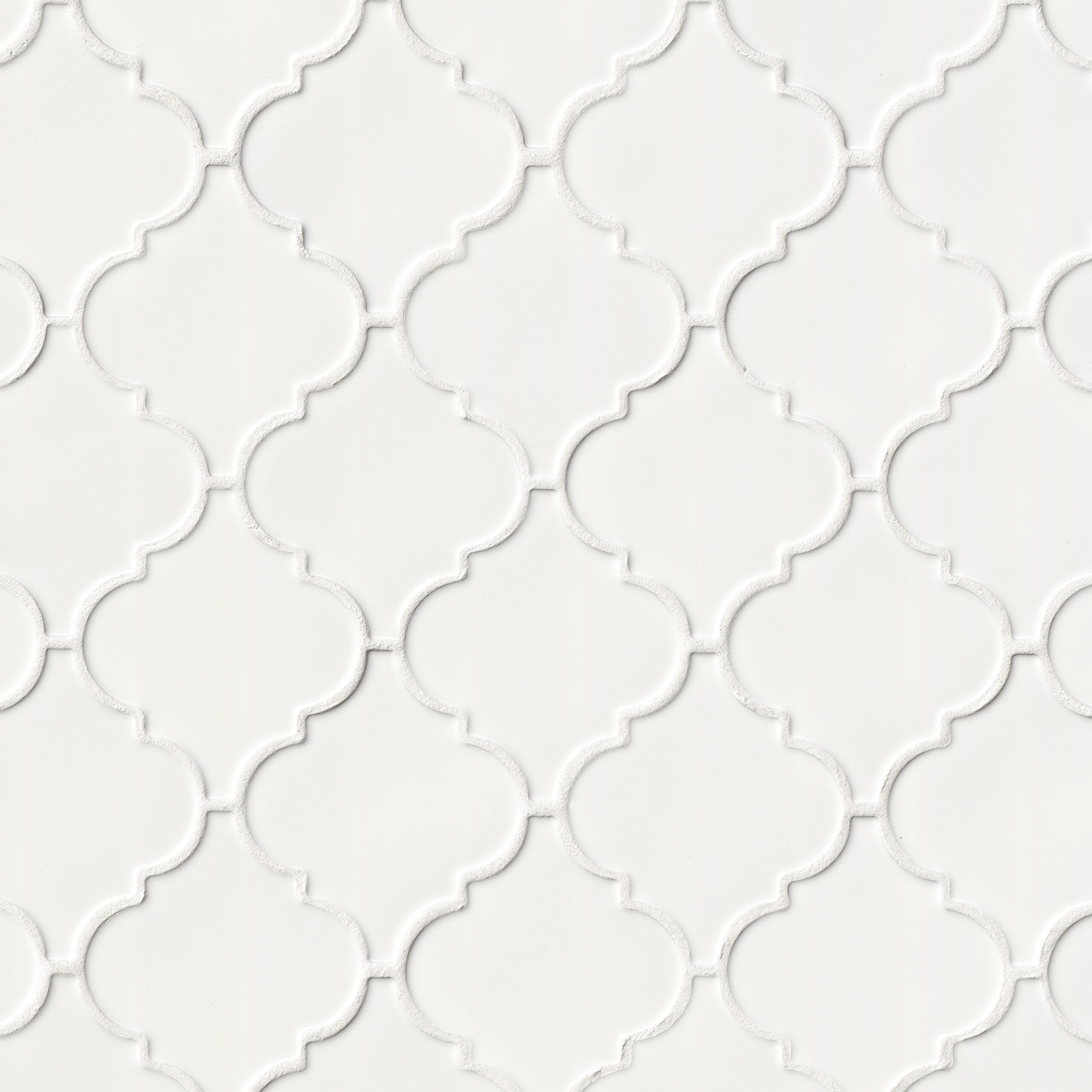 Whisper White Arabesque Tile®