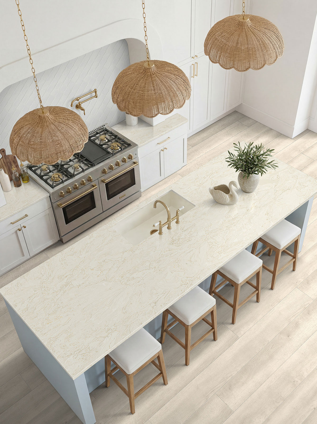Whisper White Arabesque Tile® - Image 5