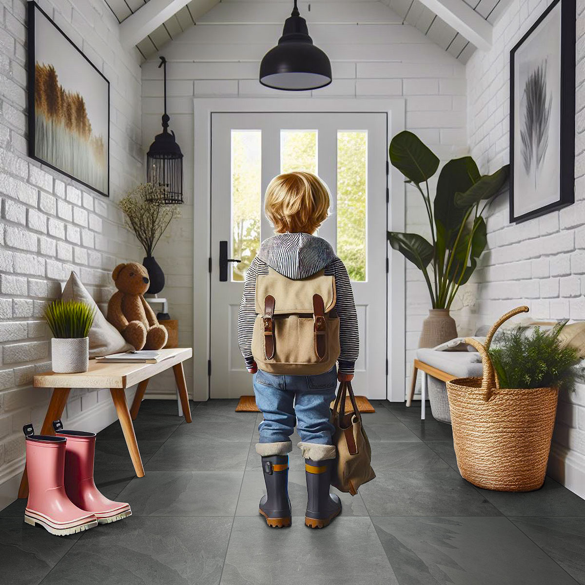 Montauk Blue: Cool & Refined Slate Tile for Every Room - Image 19