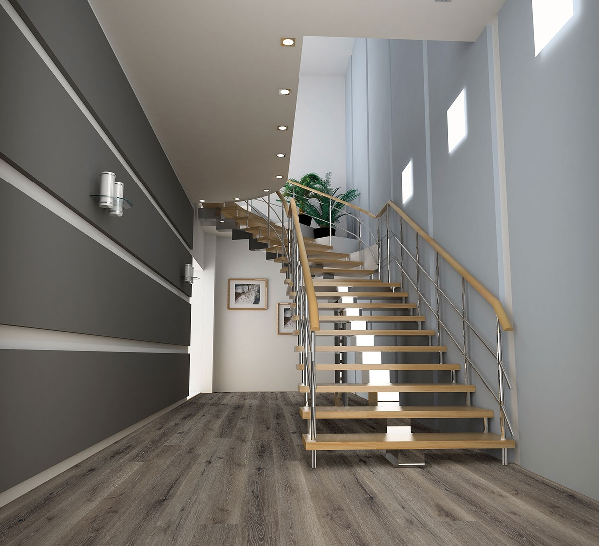 Wilmont® Charcoal Oak Luxury Vinyl Planks - Image 5