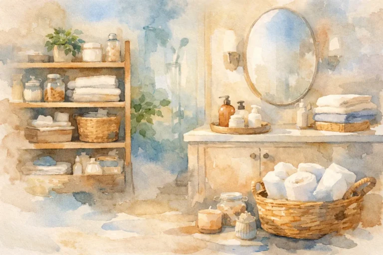 How to Update Bathroom Storage With Purpose
